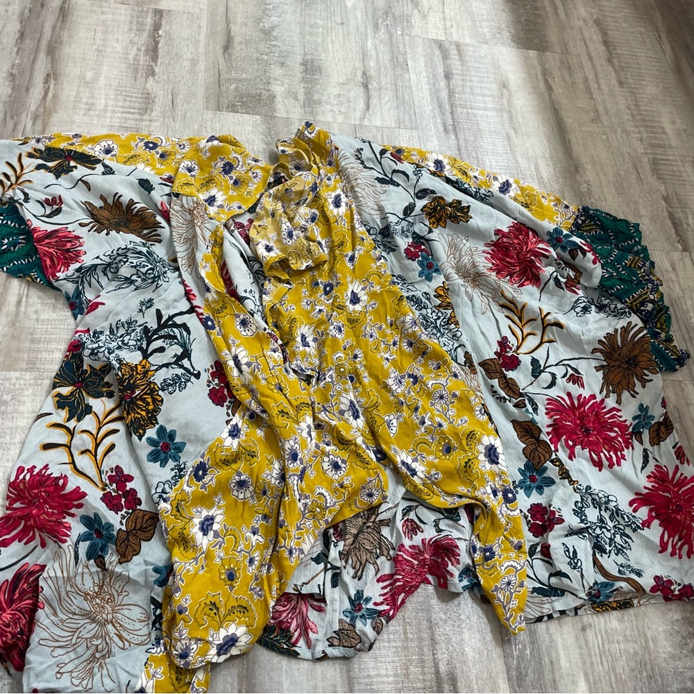 Umgee Floral Print Kimono Medium